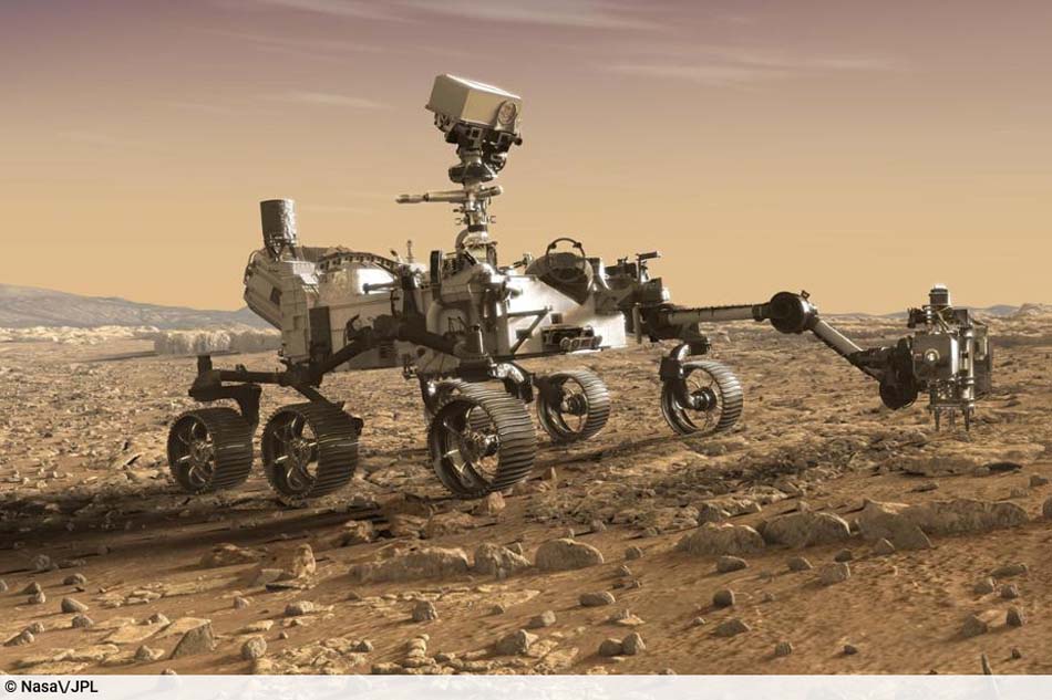 Mars-Rover - ferngesteuertes Fahrzeug zur Marsforschung