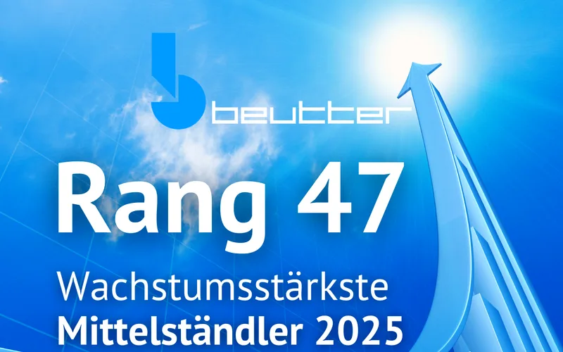 BEUTTER unter den wachstumsstärksten Mittelständlern Deutschlands 2025