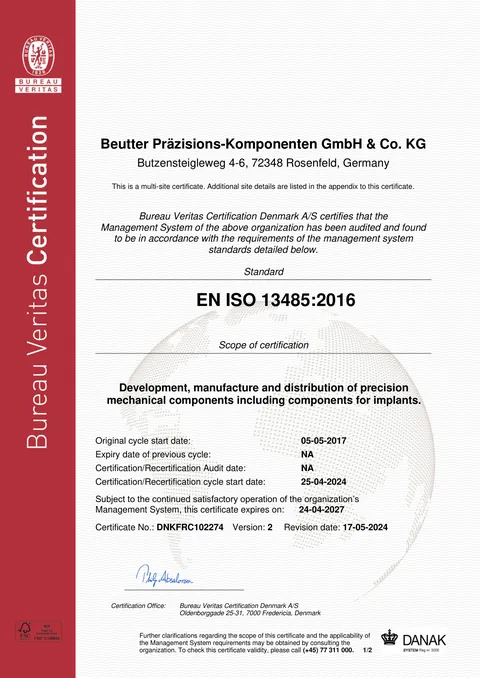 Vorschau DIN EN ISO 13485:2016